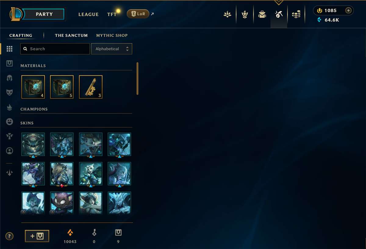 продажа аккаунта к игре League of Legends